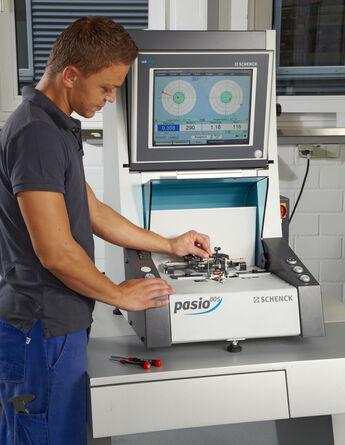 Pasio 005 - Universal balancing machine for rotors up to 50 g