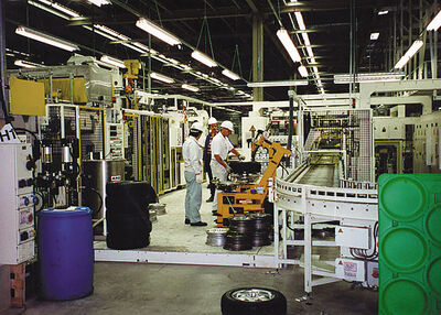 Tire plant for series production