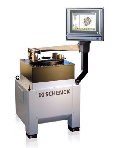 : Schenck Moment Weighing Scale for
Rotor Blades